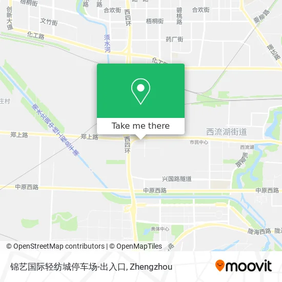 锦艺国际轻纺城停车场-出入口 map