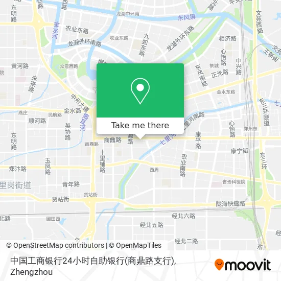 中国工商银行24小时自助银行(商鼎路支行) map