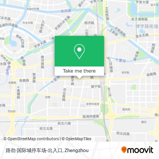 路劲·国际城停车场-出入口 map