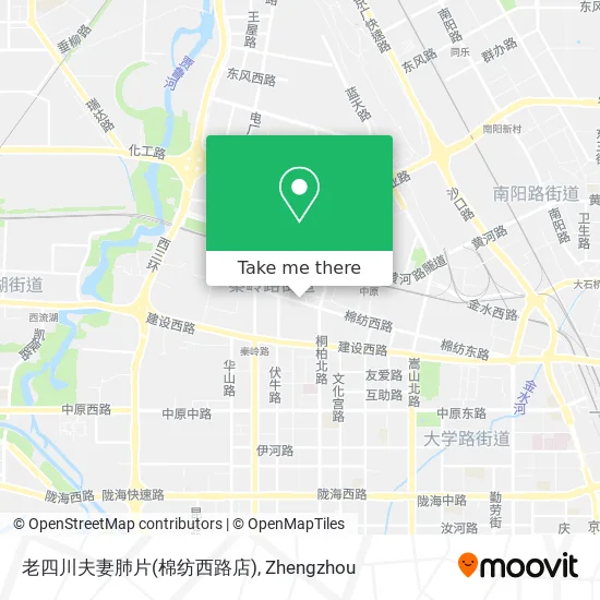 老四川夫妻肺片(棉纺西路店) map