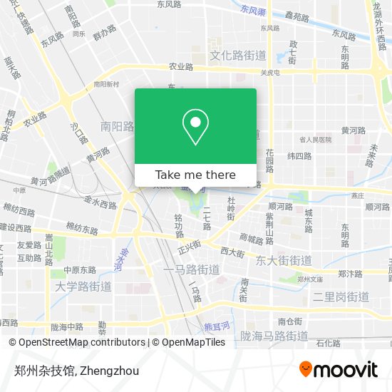 郑州杂技馆 map