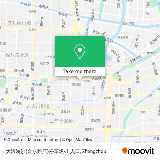 大浪淘沙(金水路店)停车场-出入口 map