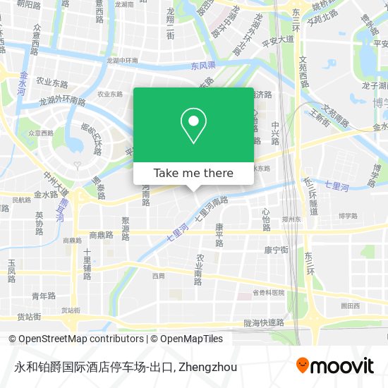 永和铂爵国际酒店停车场-出口 map