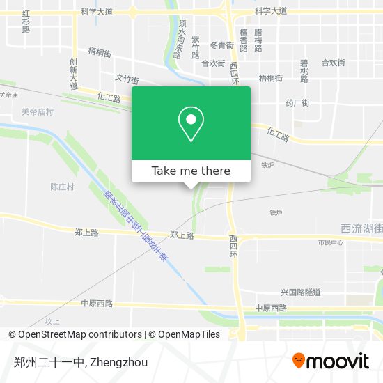 郑州二十一中 map