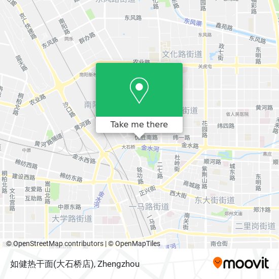 如健热干面(大石桥店) map