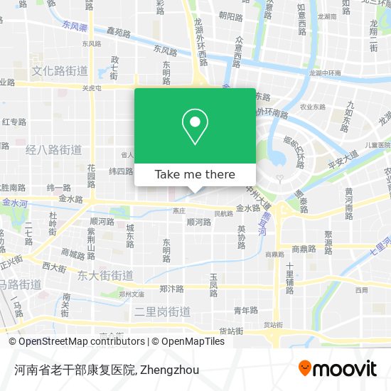 河南省老干部康复医院 map