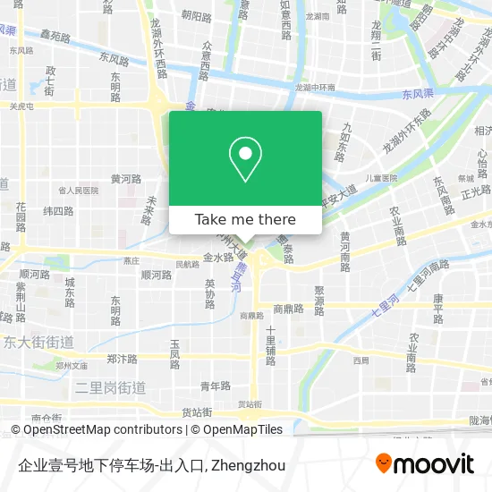 企业壹号地下停车场-出入口 map