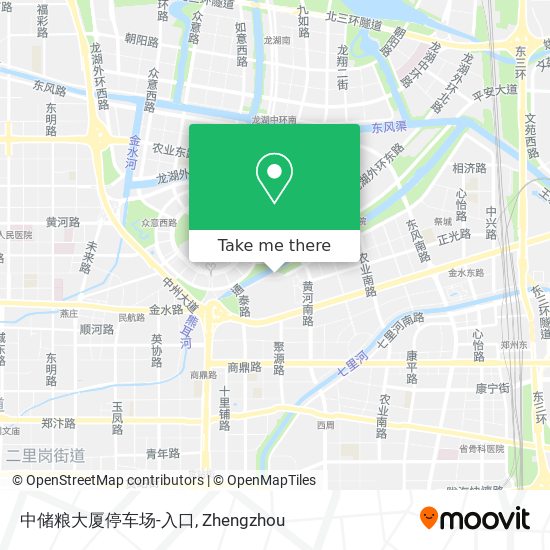 中储粮大厦停车场-入口 map