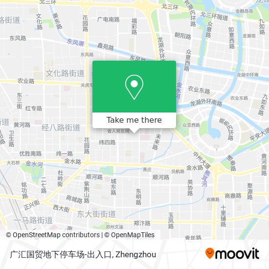广汇国贸地下停车场-出入口 map