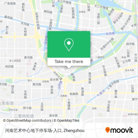 河南艺术中心地下停车场-入口 map