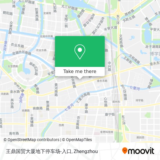 王鼎国贸大厦地下停车场-入口 map