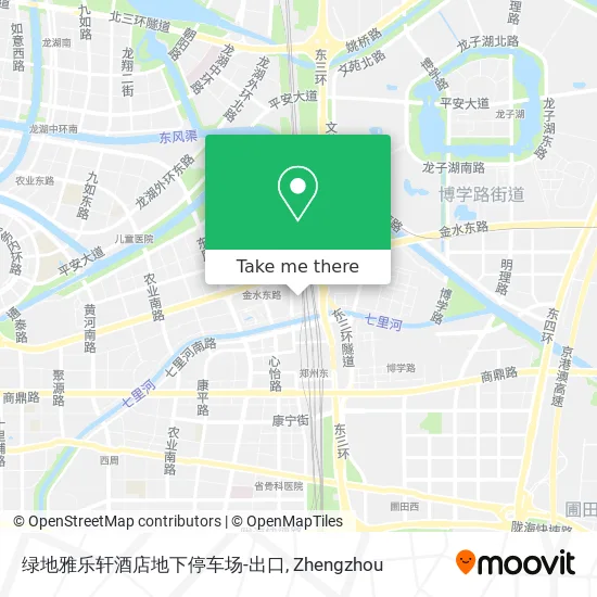 绿地雅乐轩酒店地下停车场-出口 map