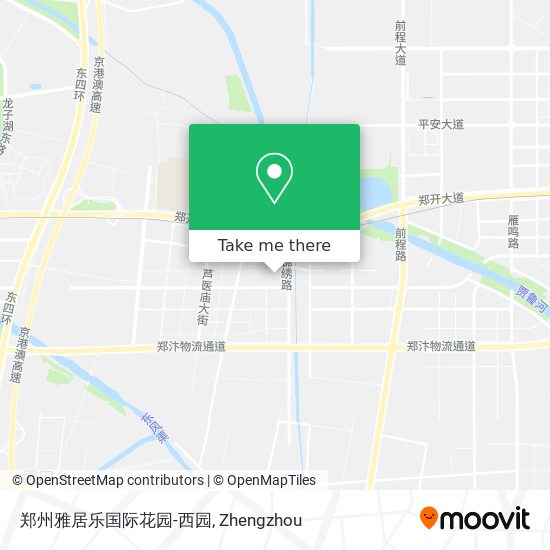 郑州雅居乐国际花园-西园 map