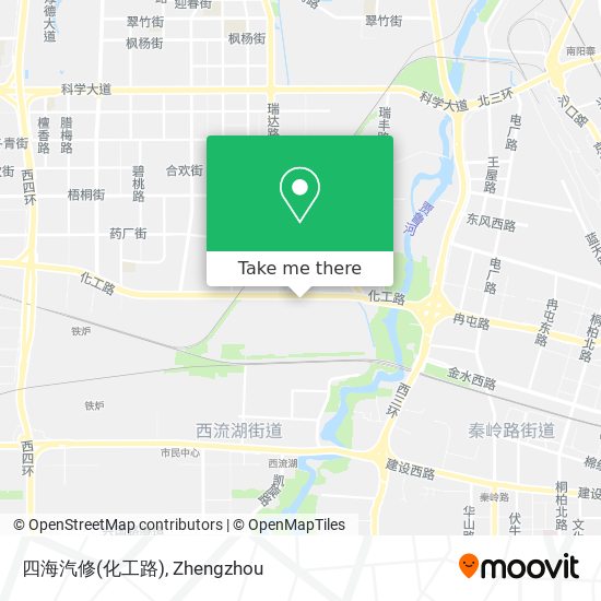 四海汽修(化工路) map