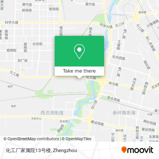 化工厂家属院13号楼 map