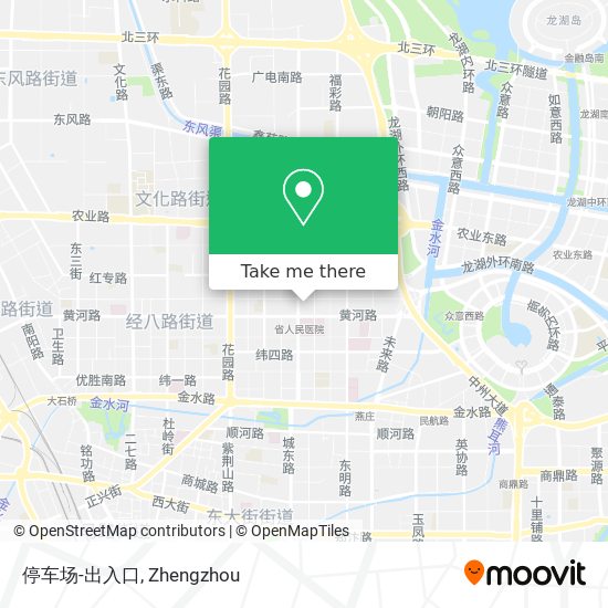 停车场-出入口 map