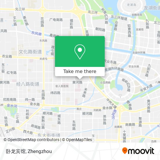 卧龙宾馆 map