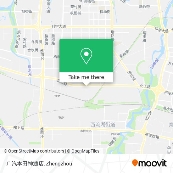 广汽本田神通店 map