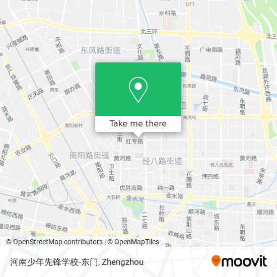 河南少年先锋学校-东门 map