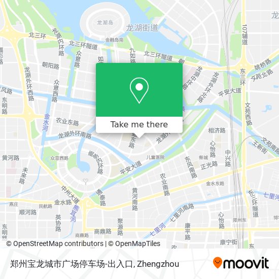 郑州宝龙城市广场停车场-出入口 map