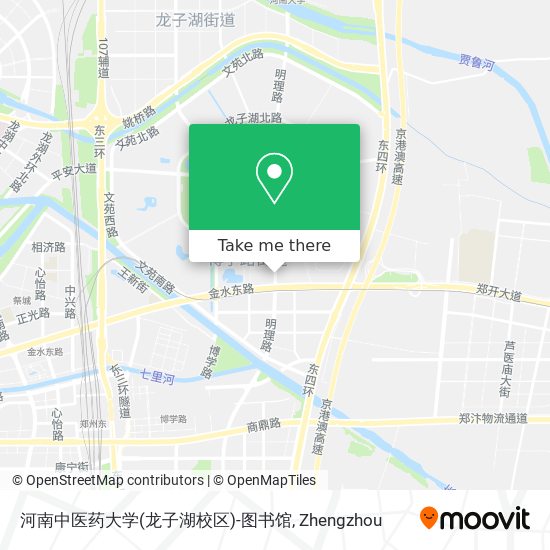 河南中医药大学(龙子湖校区)-图书馆 map