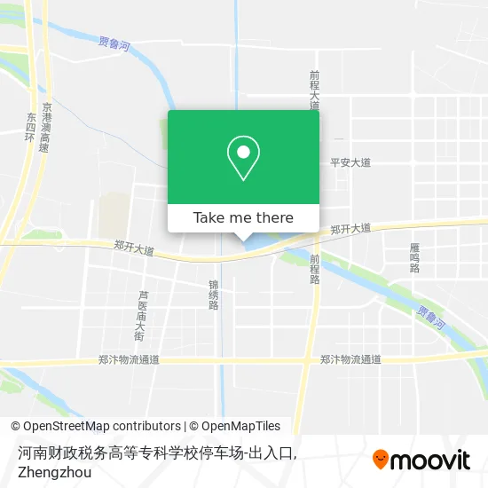 河南财政税务高等专科学校停车场-出入口 map