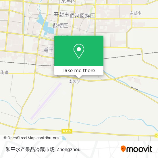和平水产果品冷藏市场 map