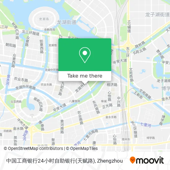 中国工商银行24小时自助银行(天赋路) map