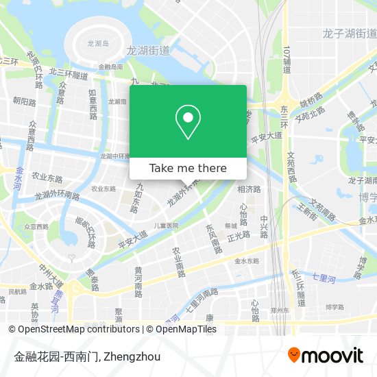 金融花园-西南门 map
