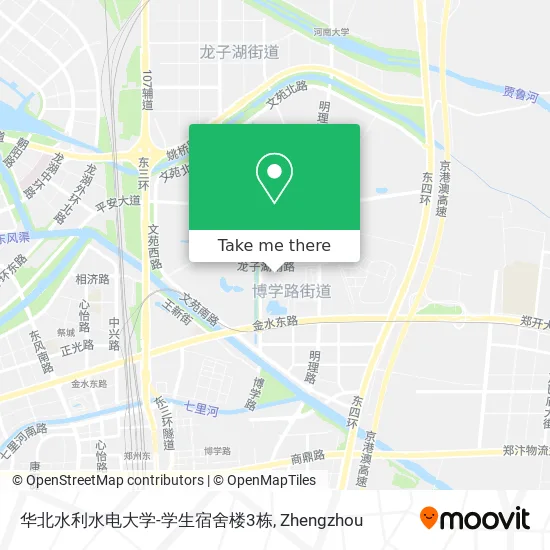 华北水利水电大学-学生宿舍楼3栋 map