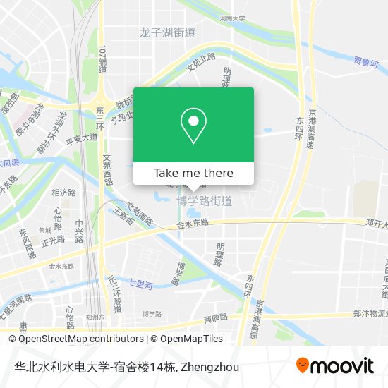 华北水利水电大学-宿舍楼14栋 map