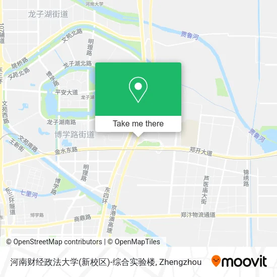 河南财经政法大学(新校区)-综合实验楼 map