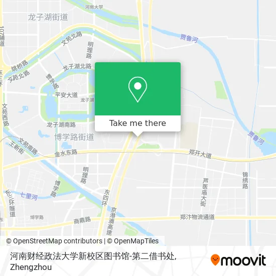 河南财经政法大学新校区图书馆-第二借书处 map