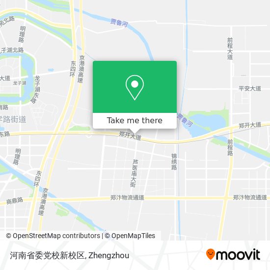 河南省委党校新校区 map