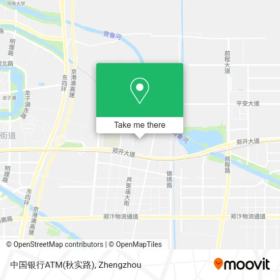 中国银行ATM(秋实路) map