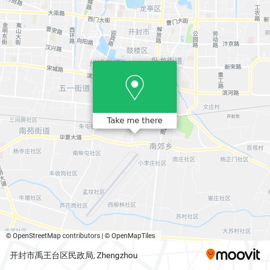 开封市禹王台区民政局 map