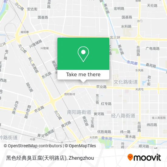 黑色经典臭豆腐(天明路店) map