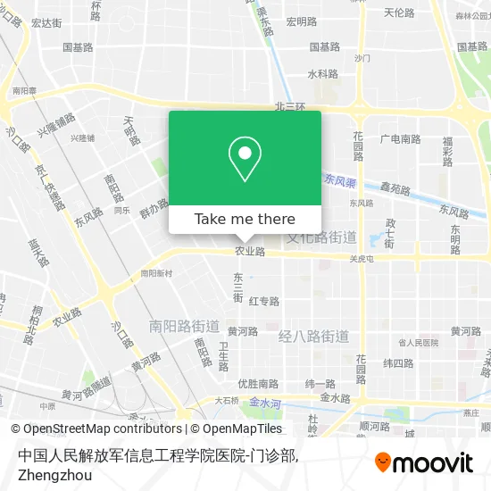 中国人民解放军信息工程学院医院-门诊部 map