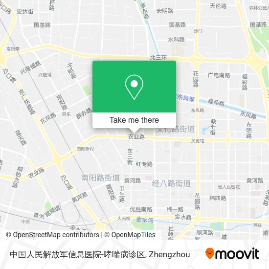 中国人民解放军信息医院-哮喘病诊区 map