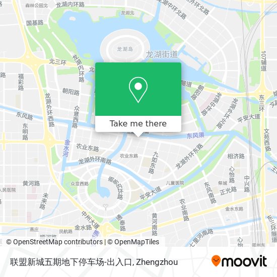 联盟新城五期地下停车场-出入口 map