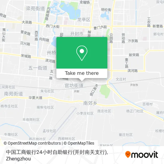 中国工商银行24小时自助银行(开封南关支行) map