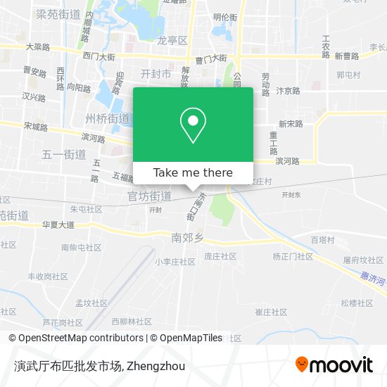 演武厅布匹批发市场 map