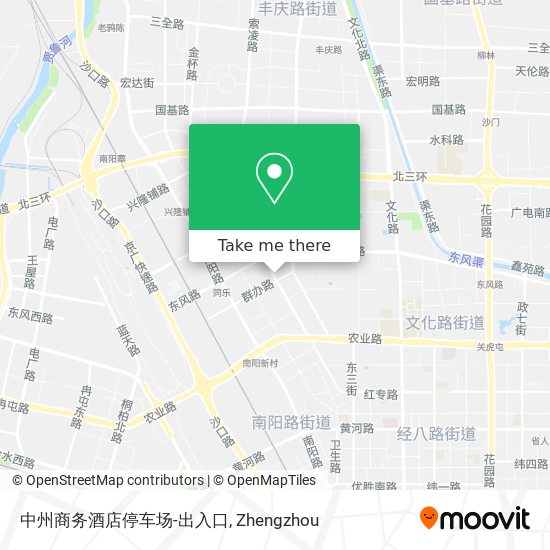 中州商务酒店停车场-出入口 map