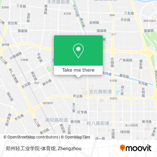 郑州轻工业学院-体育馆 map