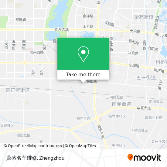 鼎盛名车维修 map