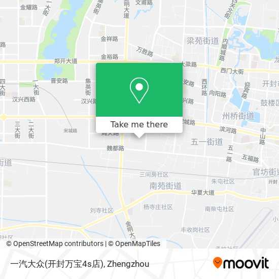 一汽大众(开封万宝4s店) map