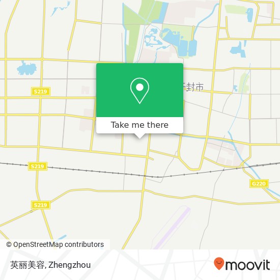 英丽美容 map