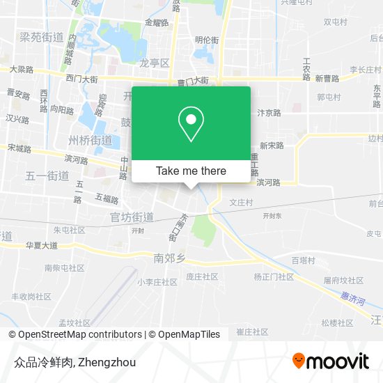 众品冷鲜肉 map