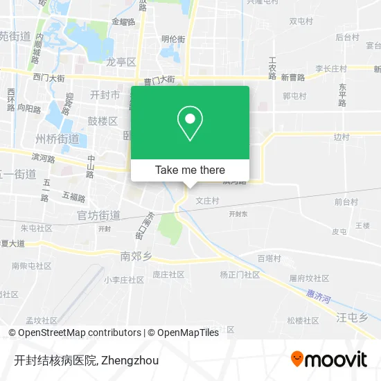 开封结核病医院 map