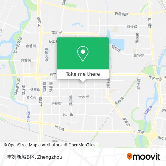 洼刘新城B区 map